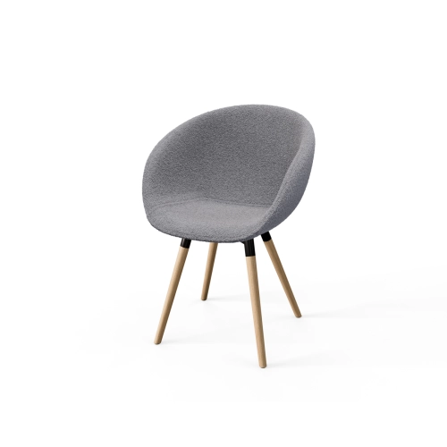 Krzesło KR-502 Ruby Kolory Tkanina Abriamo 07 Boucle Design Italia 2025-2030